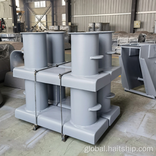 Ship Spare Parts marine double headed bollard Factory